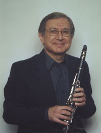 Phil Baldino with clarinet
